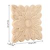 Gsycle Wood Appliques, 4PCS Furniture Appliques Carved Furniture Onlays Corner Door Decorations Wood Appliques for Furniture Home view 4
