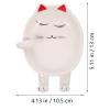 HOLIDYOYO 2pcs Cartoon Ceramic Spoon Rest Lid Holder Reusable Kitchen Utensil Holder Smooth Surface Space-saving Design for Cooking Housewarming Fun Kitchen Decor view 2