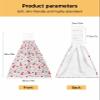 Kewadony 1 Pack Hanging Kitchen Hand Towels, Valentine's Day Hand Tie Towels with Hanging Loop, Red Gnomes Love Heart Grey Soft Absorbent Towels Set for Bathroom and Kitchen view 3
