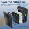2 Set 116130 Replacement Filter H and 2 C545 True HEPA Filter S and 8 Activated Carbon Pre-Filters, H13 True HEPA Filter view 2