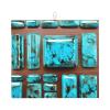 YQxwJL Bright Aqua Blue Turquoise print Dish Mat 18 x16in,Dish Drying Mat for Kitchen Counter,Super absorbent,for Kitchen Counter view 1