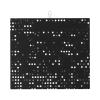 YQxwJL Black Round Dot print Dish Mat 18 x16in,Dish Drying Mat for Kitchen Counter,Super absorbent,for Kitchen Counter view 1