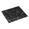 YQxwJL Black Round Dot print Dish Mat 18 x16in,Dish Drying Mat for Kitchen Counter,Super absorbent,for Kitchen Counter view 2