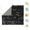 YQxwJL Black Round Dot print Dish Mat 18 x16in,Dish Drying Mat for Kitchen Counter,Super absorbent,for Kitchen Counter view 3