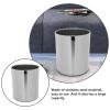 DIYEAH Stainless Steel Kitchen Trash Can Versatile Waste Bin for Office Bathroom and Bedroom Design Easy to Clean Modern Rubbish Basket for Home Use view 3