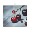 YQxwJL Red Cherries pattern print Dish Mat 18 x16in,Dish Drying Mat for Kitchen Counter,Super absorbent,for Kitchen Counter view 1