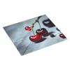 YQxwJL Red Cherries pattern print Dish Mat 18 x16in,Dish Drying Mat for Kitchen Counter,Super absorbent,for Kitchen Counter view 2
