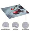 YQxwJL Red Cherries pattern print Dish Mat 18 x16in,Dish Drying Mat for Kitchen Counter,Super absorbent,for Kitchen Counter view 4