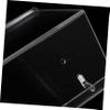 Ciieeo 2pcs Acrylic Floating Shelves Small Bathroom Wall Decor Living Room Shelves Unique Narrow view 4