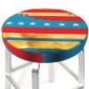 berbo Native Hawaiian Flag Round Stool Covers - Bar Chair Cushion Seat Covers, Elastic & Stretchable, Washable & Waterproof,Versatile Slipcovers view 2