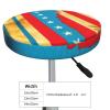 berbo Native Hawaiian Flag Round Stool Covers - Bar Chair Cushion Seat Covers, Elastic & Stretchable, Washable & Waterproof,Versatile Slipcovers view 3