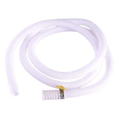 ciciTree 4m 13.1ft White Air Conditioner Drain Pipe Outlet Extension Hose with Clamp AC Units 16mm ID