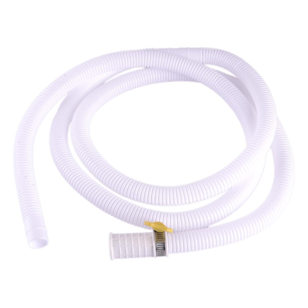 ciciTree 4m 13.1ft White Air Conditioner Drain Pipe Outlet Extension Hose with Clamp AC Units 16mm ID