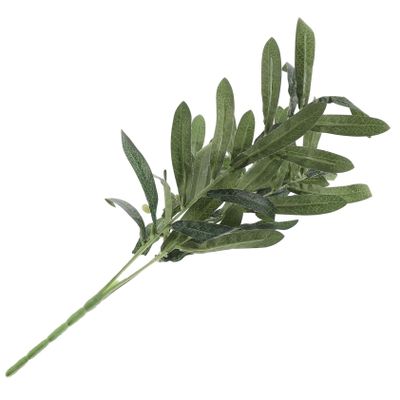 Amosfun 10pcs Artificial Olive Branch Realistic Leaves for Flower Arrangement and Photography Props for Home Decor Weddings and Festivals