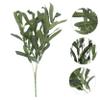 Amosfun 10pcs Artificial Olive Branch Realistic Leaves for Flower Arrangement and Photography Props for Home Decor Weddings and Festivals view 4