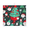 YQxwJL Christmas Tree and Snowman print Dish Mat 18 x16in,Dish Drying Mat for Kitchen Counter,Super absorbent,for Kitchen Counter view 1