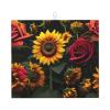 YQxwJL Sunflower Rose print Dish Mat 18 x16in,Dish Drying Mat for Kitchen Counter,Super absorbent,for Kitchen Counter view 1