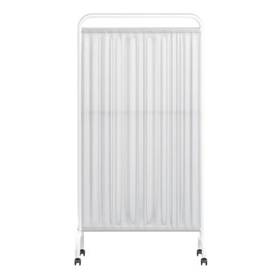 5 Panel Medical Privacy Partition with Wheels,Room Divider,6ft High Portable Foldable Room Divider Fence for Hospital Kids Room Large Classroom (Color : White, Size : 5-Panel)