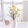 Amosfun 3pcs Artificial Plum Blossom Branches Lifelike Flowers for Home Wedding Office Faux Blossom Arrangement for Bouquets and Floral Arrangements view 3