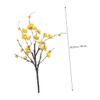 Amosfun 3pcs Artificial Plum Blossom Branches Lifelike Flowers for Home Wedding Office Faux Blossom Arrangement for Bouquets and Floral Arrangements view 4