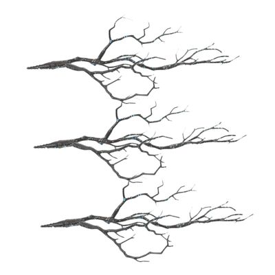 Amosfun 3pcs Lifelike Artificial Tree Branches Simulated Greenery Stems for Home Decor