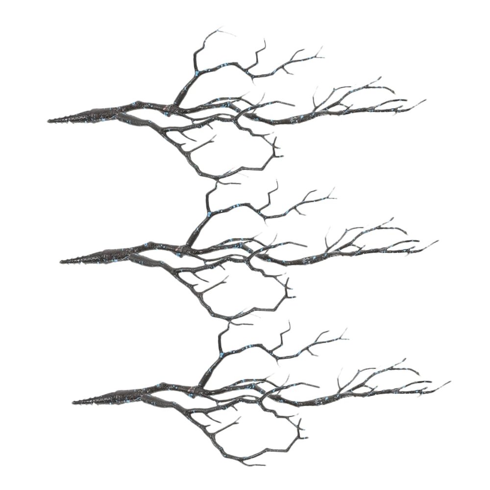 Amosfun 3pcs Lifelike Artificial Tree Branches Simulated Greenery Stems for Home Decor