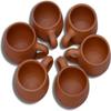 Terracotta(Real Mitti) Unglazed Clay Mud Tea Cup - Set of 6, 130 ml view 1