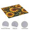 YQxwJL bee & Sunflowers print Dish Mat 18 x16in,Dish Drying Mat for Kitchen Counter,Super absorbent,for Kitchen Counter, Black view 4