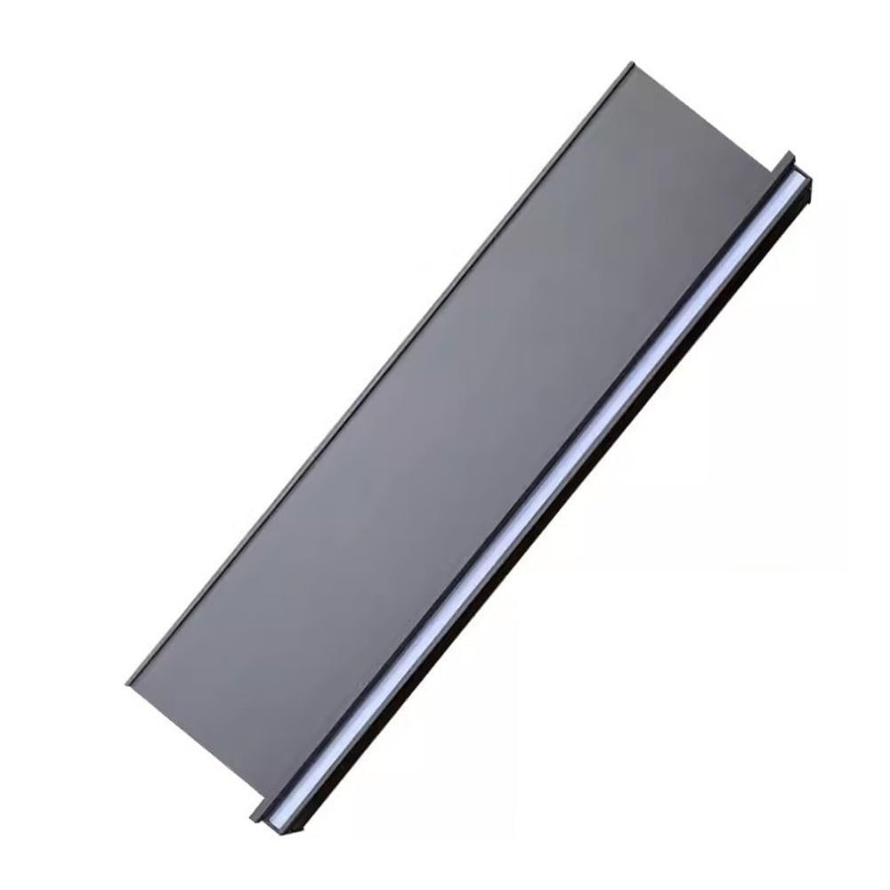 zktoermn Aluminum Alloy Floating Shelves, Wall Mounted Display Shelves Built-in Luminous LED Lights for Living Room, Bedroom, Bathroom, Pictures (Color : White, Size : 120x20x7.5cm)