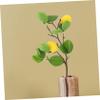 Amosfun 12pcs Faux Lemon Decorations DIY Vase Ornament Artificial Lemon Branch for Home Layout view 2