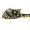 TUTURA LUTSS Indian Skull Handmade Brass Wall Hook  Unique Decorative Wall Mount Hook for Coats, Towels, Hats, and Bags  Rustic and Artistic Home Dcor Accent view 3