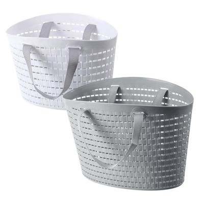 Ciieeo 2pcs Collapsible Laundry Room Storage Baskets Lid over The Toilet Organizers Fashion Laundry Sorter Washable Baskets for Bathroom Home Room