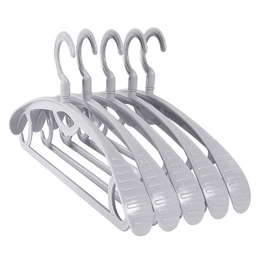 Clothing Hangers 20 Pack Durables Plastic with Swivel Hook, Wide Shoulder Anti-Slip Area Coat Hangers for Closet Shirts/Pants/Coat/Suit, Size: 42X20.5cm (Color : B)
