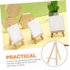 ORFOFE 2pcs Wooden Display Easels Foldable Mini Tripod Stands for Cards Photos and Small Canvases Compact Tabletop Easel for Home and Business Use view 3