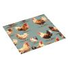 YQxwJL Chicken Prints print Dish Mat 18 x16in,Dish Drying Mat for Kitchen Counter,Super absorbent,for Kitchen Counter view 2