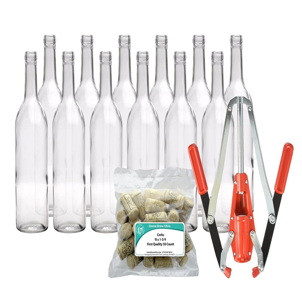 Home Brew Ohio One Gallon Wine Bottling Package