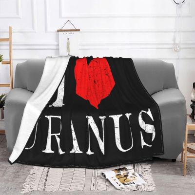 I Love Uranus Ultra-Soft Micro Fleece Blanket, Breathable, Lightweight Comfortable Throw Blanket Cozy Bed Throws All Seasons 50"x40"inch