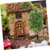 PRETYZOOM 4pcs Fruit Tree Models for Garden Layout and Landscape Decoration Realistic Gardening Adornments for Sand Table and view 3