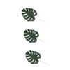 PRETYZOOM 30pcs Artificial Turtle Leaves Fake Plants Lifelike Fake Plants for Shelf Home Decor Flower Arrangement Accessories view 1