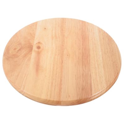 Amosfun Bar Stool Replacement Seat Round Chair Wooden Seat Canteen Stool Repair Part