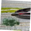 Amosfun 4pcs Realistic Leaves Powder DIY Micro Landscape Leaves for Scene Layout Decor view 3