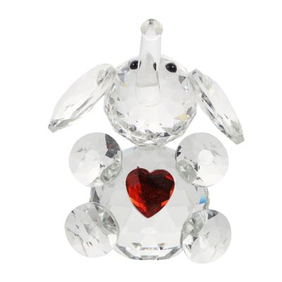 PRETYZOOM Unique Desktop Ornament Glass Craft Elephant Elephant Figurines for Decor