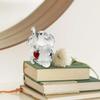 PRETYZOOM Unique Desktop Ornament Glass Craft Elephant Elephant Figurines for Decor view 2