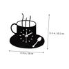 Amosfun Wall Clock Modern Decorative Silent Hanging Clock for Living Room Bedroom and Home Decor Stylish Design Low Noise for Peaceful Timekeeping view 3