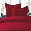 AHJ Beddings 1000 Thread Count 7 Piece Duvet Cover Set (4 pc Sheet Set 20 inch Deep Pocket + 3 pc Duvet Cover Set) 100% Egyptian Cotton - (Twin-XL Size, Burgundy Solid) view 2