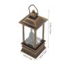 BESTonZON Christmas Lantern Decorative Light Festive Hanging Lamp for Home Office Xmas Table Decor for Holiday Parties and Seasonal Celebrations view 2