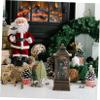 BESTonZON Christmas Lantern Decorative Light Festive Hanging Lamp for Home Office Xmas Table Decor for Holiday Parties and Seasonal Celebrations view 4