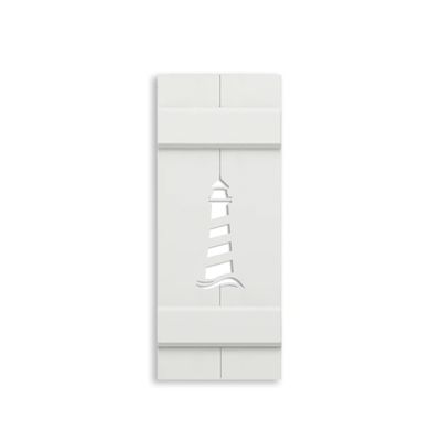 Nautical Shutter, Lighthouse Shutter for Your Beach House-Sold Individually (Width: 14.5, Height: 36.5)