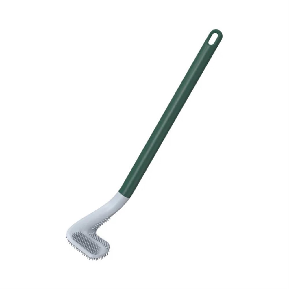 POLICK Silicone Golf Toilet Brush for Bathroom Storage and Organization Bathroom Cleaning Tool WC Accessories Toilet Brush (Size : Green)