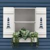 Nautical Shutter, Lighthouse shutter for your Beach House-Sold Individually (Width: 11.5, Height: 48) view 2